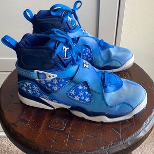 Jordan 8 snow blizzard size 6.5 men/boys used